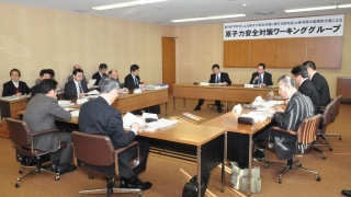 長岡市を含む8市町村と新潟県の実務担当者によるワーキング グループの様子
