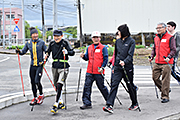 記事「からだいきいき。ノルディックウォーク体験会」の画像