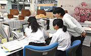 記事「川口中学校から2人がアオーレで仕事体験!」の画像