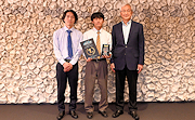 記事「2大会で優勝!BMX・片桐選手が市長へ報告」の画像