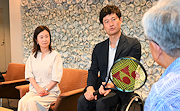 記事「国枝慎吾さんの活躍 “長岡産”のテニス用品が支える」の画像