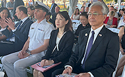 記事「真珠湾で平和を祈念 市長が追悼式典に出席」の画像