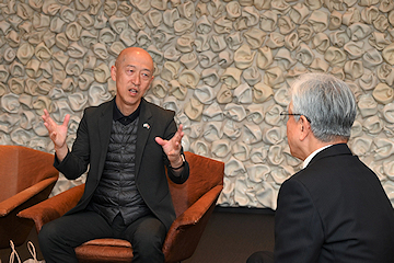 「大矢さんは磯田市長を訪問」の画像