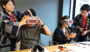 長岡花火をVR(仮想空間)カメラで体感した画像